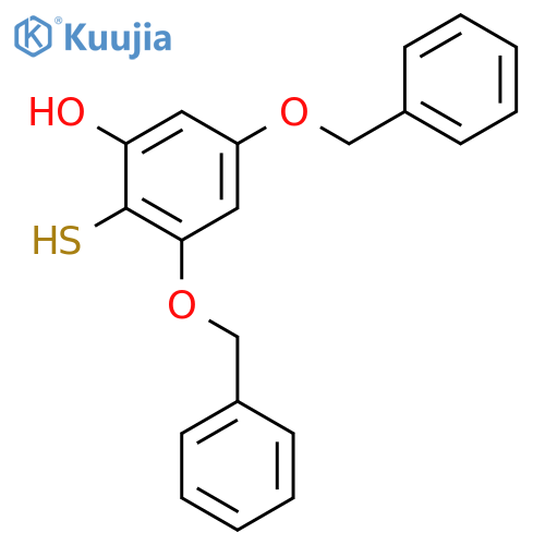 PHENOL, 2-MERCAPTO-3,5-BIS(PHENYLMETHOXY)- structure
