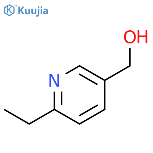 (6-ethylpyridin-3-yl)methanol structure