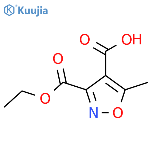 5-methyl-3,4-isoxazole dicarboxylic acid-3-ethyl ester structure