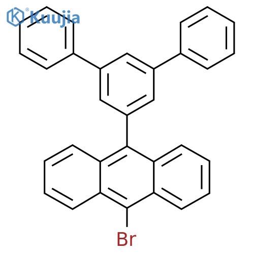 9-Bromo-10-(1,1':3',1''-terphenyl-5'-yl)anthracene structure