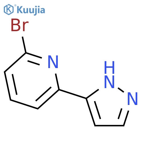 2-bromo-6-(1H-pyrazol-3-yl)pyridine structure