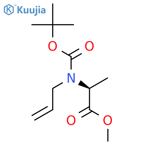 L-ALANINE, N-[(1,1-DIMETHYLETHOXY)CARBONYL]-N-2-PROPENYL-, METHYL ESTER structure