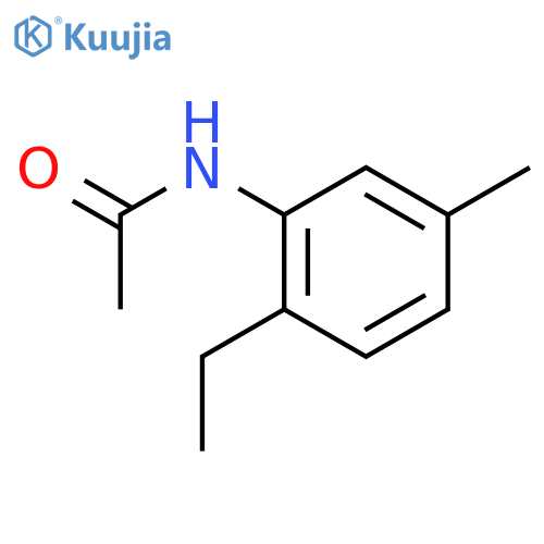 Acetamide, N-(2-ethyl-5-methylphenyl)- structure