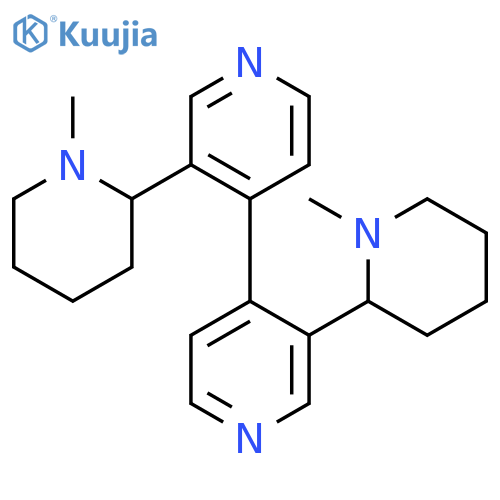 4,4'-BIPYRIDINE, 3,3'-BIS(1-METHYL-2-PIPERIDINYL)- structure