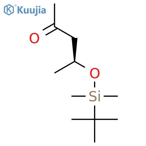 2-PENTANONE, 4-[[(1,1-DIMETHYLETHYL)DIMETHYLSILYL]OXY]-, (4S)- structure