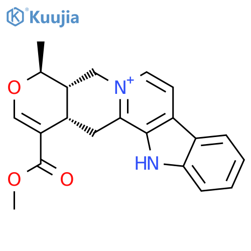 (16E,19S)-17,19-Epoxy-16-methoxycarbonyl-20alphaH-coryna-3,5,16-trienium-betain structure