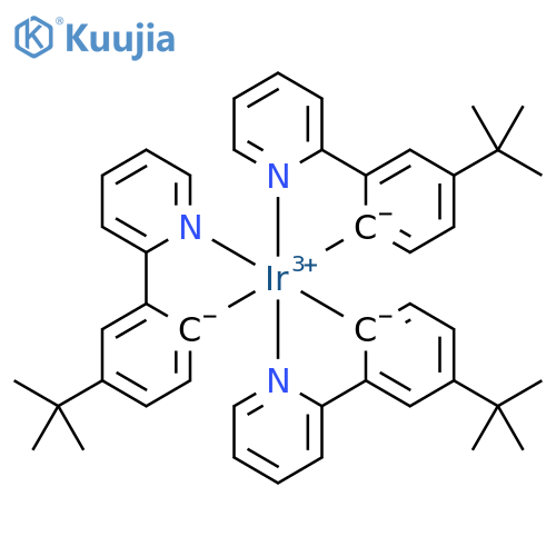fac-Ir(3-tBu-ppy)3 structure
