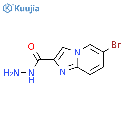 6-Bromo-imidazo1,2-apyridine-2-carbohydrazide structure