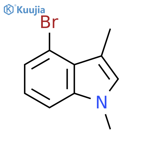 4-Bromo-1,3-dimethyl-1H-indole structure