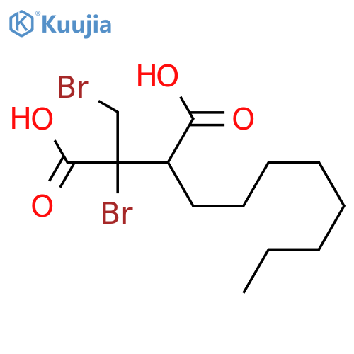 BUTANEDIOIC ACID, 2-BROMO-2-(BROMOMETHYL)-3-OCTYL- structure