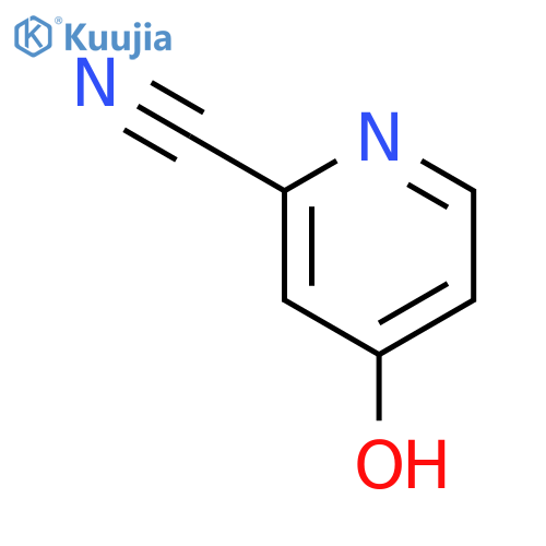 4-hydroxypyridine-2-carbonitrile structure