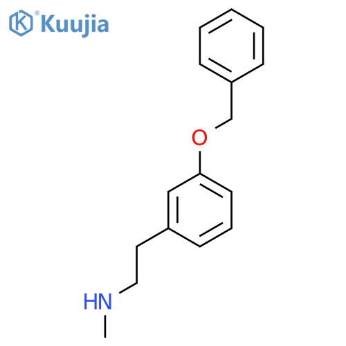 {2-3-(benzyloxy)phenylethyl}(methyl)amine structure