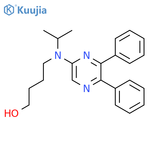 4-(5,6-Diphenyl-2-pyrazinyl)(1-methylethyl)amino-1-butanol structure