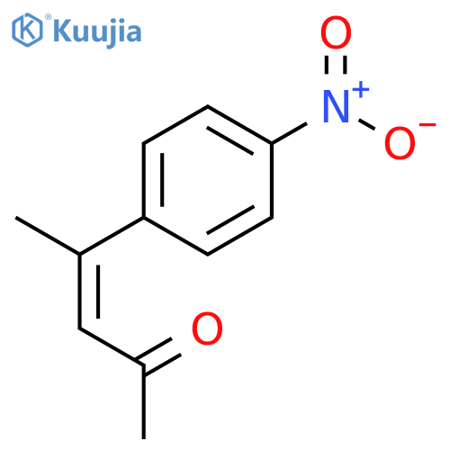 3-PENTEN-2-ONE, 4-(4-NITROPHENYL)-, (3E)- structure