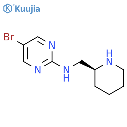 2-PYRIMIDINAMINE, 5-BROMO-N-[(2S)-2-PIPERIDINYLMETHYL]- structure