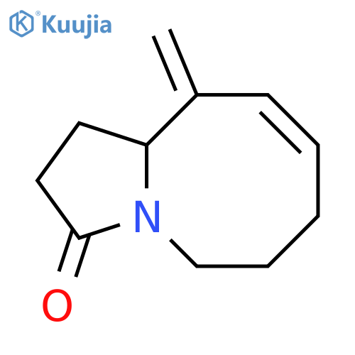 1,5,6,7,10,10a-hexahydro-10-methylene-Pyrrolo[1,2-a]azocin-3(2H)-one structure