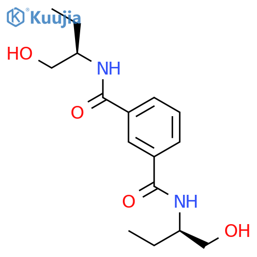 1,3-Benzenedicarboxamide, N,N'-bis[(1R)-1-(hydroxymethyl)propyl]- structure