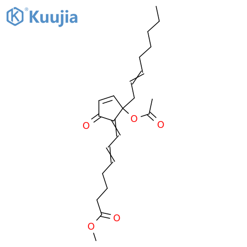 12-Hydroxy-9-oxo-5,7,10,14-prostatetraenoic acid; (5E,7E,12S,14Z)-form, Ac, Me ester structure