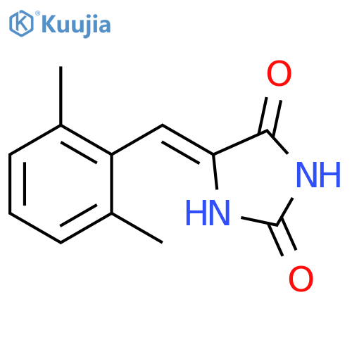 2,4-Imidazolidinedione, 5-[(2,6-dimethylphenyl)methylene]- (9CI) structure