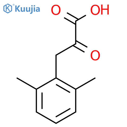 3-(2,6-dimethylphenyl)-2-oxopropanoic acid structure