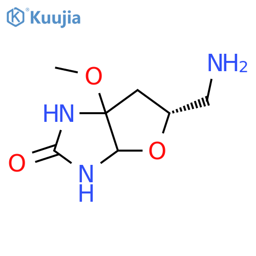 2H-Furo[2,3-d]imidazol-2-one,5-(aminomethyl)hexahydro-6a-methoxy-,(5R)-(9CI) structure