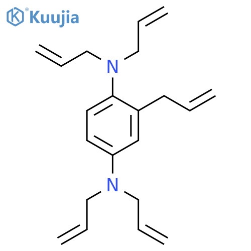 1,4-BENZENEDIAMINE, N,N,N',N',2-PENTA-2-PROPENYL- structure