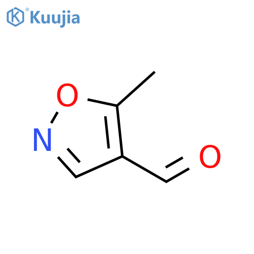 5-methyl-1,2-oxazole-4-carbaldehyde structure