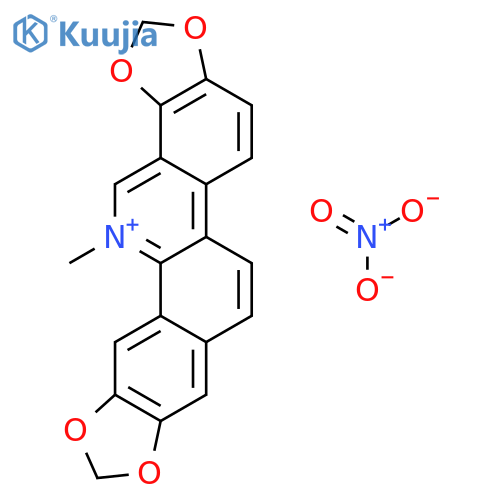 Sanguinarine nitrate structure