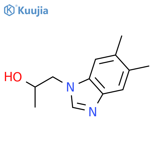 (αS)-α,5,6-trimethyl-1H-Benzimidazole-1-ethanol structure