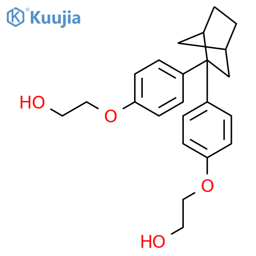 ETHANOL, 2,2'-[BICYCLO[2.2.1]HEPT-2-YLIDENEBIS(4,1-PHENYLENEOXY)]BIS- structure