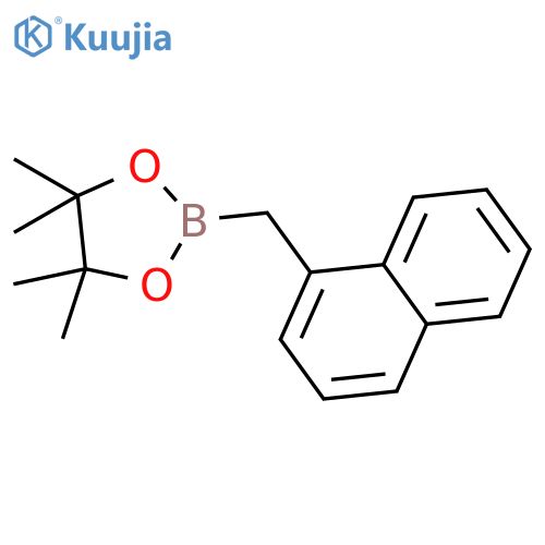 4,4,5,5-Tetramethyl-2-(naphthalen-1-ylmethyl)-1,3,2-dioxaborolane structure