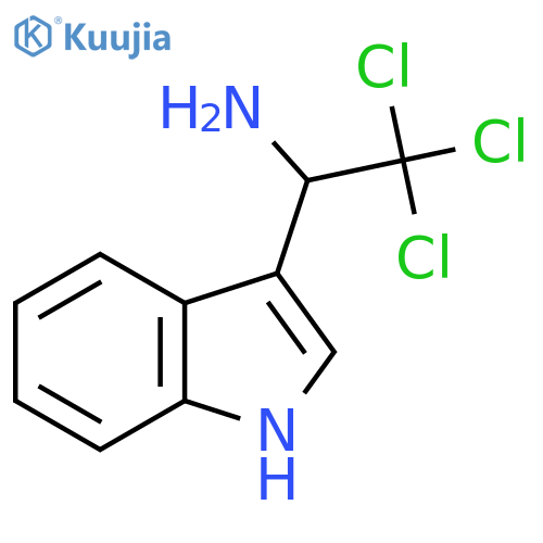2,2,2-trichloro-1-(1H-indol-3-yl)ethan-1-amine structure