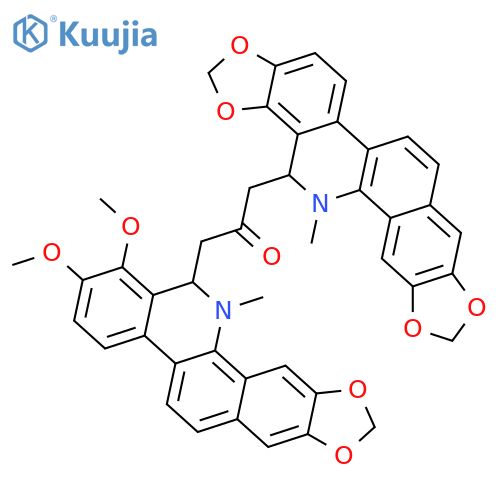 Chelerythridimerine; 9,10-Di-O-de-Me, 9,10-methylene ether structure