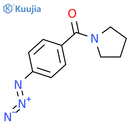 Methanone, (4-azidophenyl)-1-pyrrolidinyl- structure