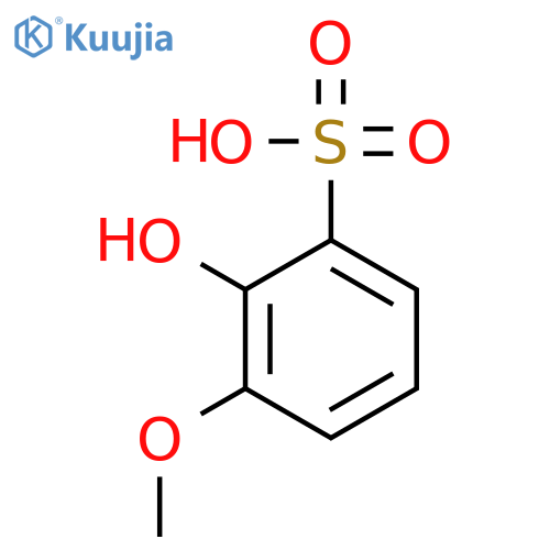 2-Hydroxy-3-methoxybenzenesulfonic Acid structure