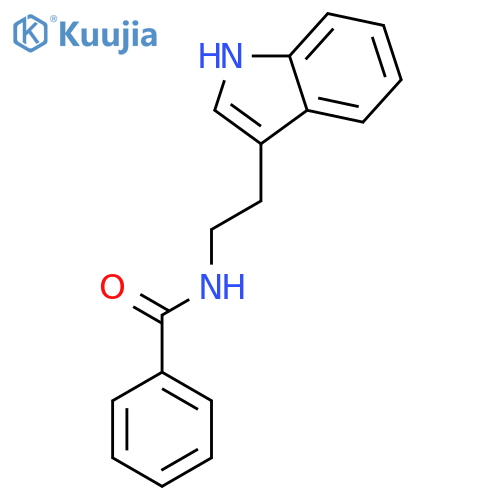 N-2-(1H-indol-3-yl)ethylbenzamide structure