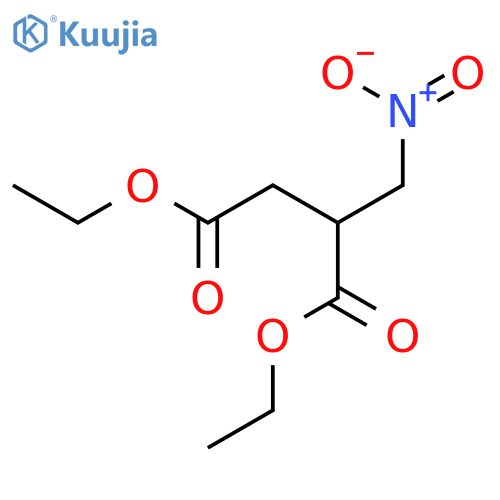 Butanedioic acid, (nitromethyl)-, diethyl ester structure