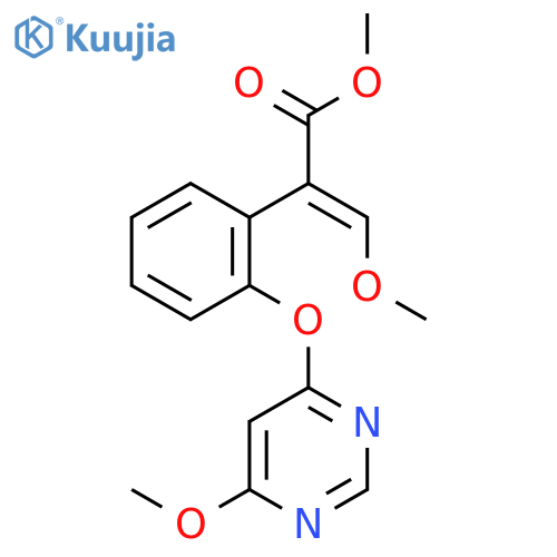 (E)-Methyl 3-methoxy-2-(2-((6-methoxypyrimidin-4-yl)oxy)phenyl)acrylate structure