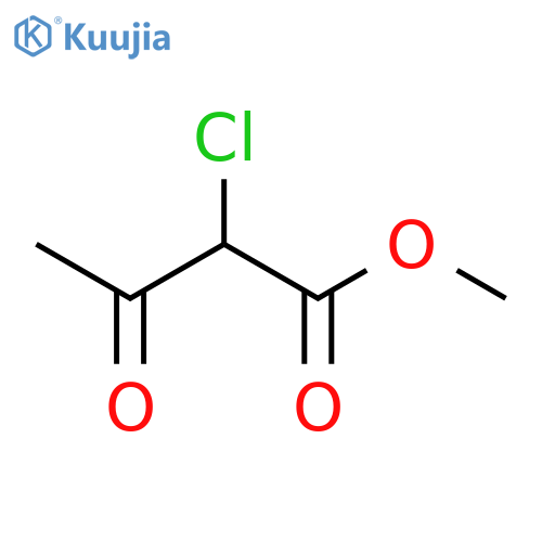 Methyl 2-chloroacetoacetate structure