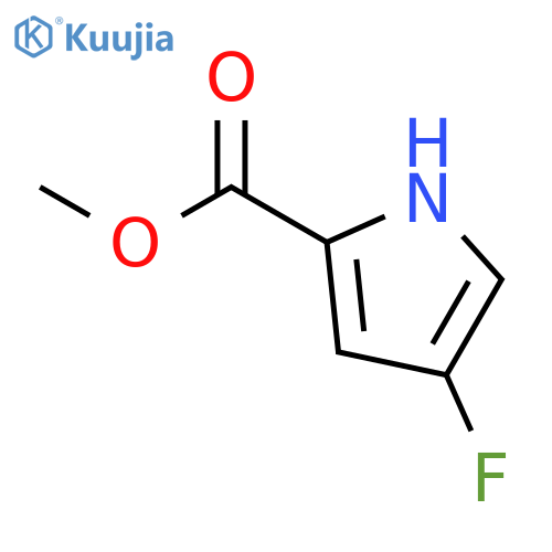 Methyl 4-fluoro-1H-pyrrole-2-carboxylate structure