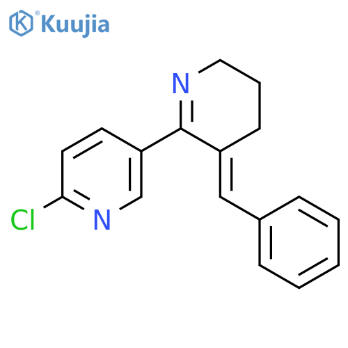 2,3'-Bipyridine, 6'-chloro-3,4,5,6-tetrahydro-3-(phenylmethylene)- structure