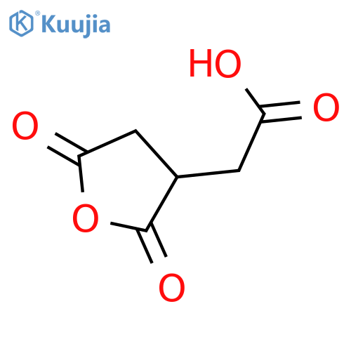 2-(2,5-dioxooxolan-3-yl)acetic Acid structure