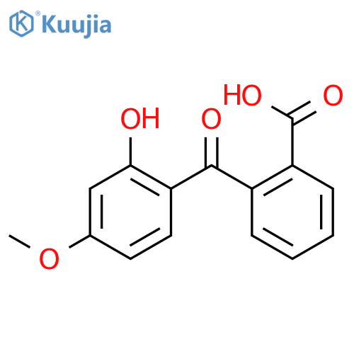 Benzoic acid,2-(2-hydroxy-4-methoxybenzoyl)- structure