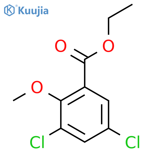 Ethyl 3,5-dichloro-2-methoxybenzoate structure
