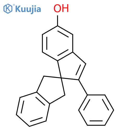 SPIRO[1H-INDENE-1,2'-[2H]INDEN]-5-OL, 1',3'-DIHYDRO-2-PHENYL- structure