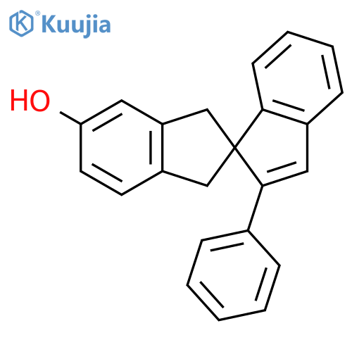 SPIRO[1H-INDENE-1,2'-[2H]INDEN]-5'-OL, 1',3'-DIHYDRO-2-PHENYL- structure