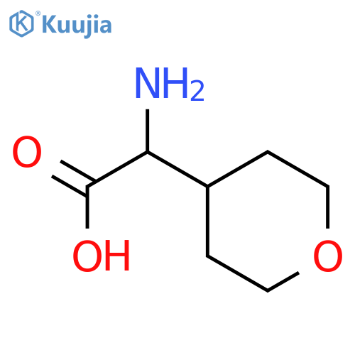 (r)-2-Amino-2-(tetrahydro-2h-pyran-4-yl)acetic acid structure