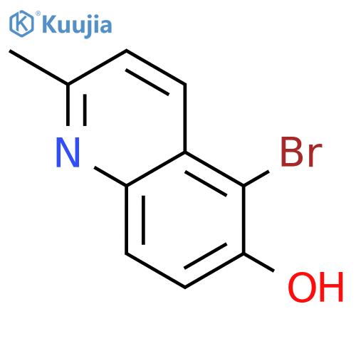 5-bromo-2-methylquinolin-6-ol structure
