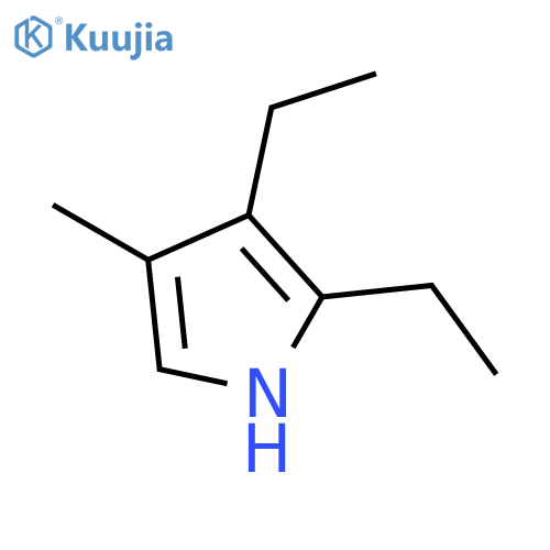 1H-Pyrrole, 2,3-diethyl-4-methyl- structure