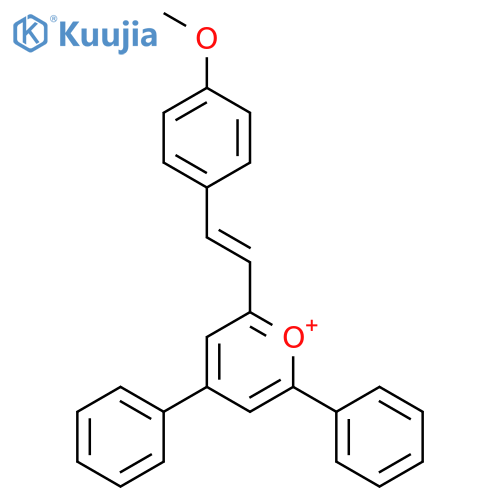 Pyrylium, 2-[2-(4-methoxyphenyl)ethenyl]-4,6-diphenyl- structure
